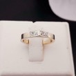 Ring ~ Gouden Bicolor (wit- & geelgouden) 14 karaats Ring met Diamant
