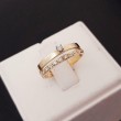 Ring ~ Gouden 18 karaats Ring Rijring Soliter met 12 Diamanten