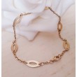 Armband ~ ANNA Gouden Anker Schakel Design Armband beschikbaar tot en met 18cm