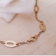 Armband ~ ANNA Gouden Anker Schakel Design Armband beschikbaar tot en met 18cm
