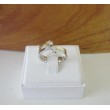 Ring ~ VERA Bicolor (Wit- & Geelgouden) 14 karaats Ring met Diamant