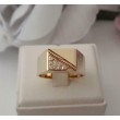 Ring ~ BRADLEY Gouden 14 karaats Heren Ring met Diamant