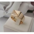 Ring ~ BRADLEY Gouden 14 karaats Heren Ring met Diamant