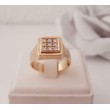 Ring ~ WAYNE Gouden 14 karaats Heren Ring Diamant