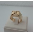 Ring ~ LEO JAMAICA Gouden 14 karaats heren ring met Diamant