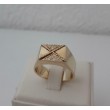 Ring ~ LEO JAMAICA Gouden 14 karaats heren ring met Diamant