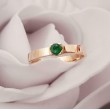 Ring ~ ILSE Gouden 14 karaats Ring met Smaragd