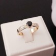 Ring ~ STACI Gouden 14 karaats Ring met Saffier en Diamanten