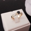 Ring ~ STACI Gouden 14 karaats Ring met Saffier en Diamanten