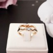 Ring ~ ETERNITY Gouden 14 karaats Ring met Topaas en Zirconia