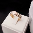 Ring ~ Gouden 18 karaats Tricolor (Wit-, Geel- & Roodgoud) Graveerplaat Ring 