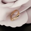 Ring ~ Gouden 14 karaats Graveerplaat Ring met Diamant
