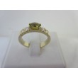 Ring ~ SPERANZA Gouden handgemaakte Ring met Groene saffier en Diamant