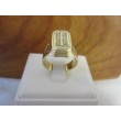Ring ~ PIERO Gouden 14 karaats Heren Ring met diamant