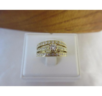 Ring ~ CATERINA Gouden Ring met Diamant 